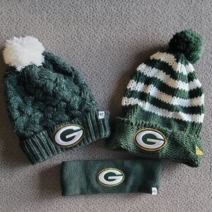 Green Bay Packers Beanies and Headband